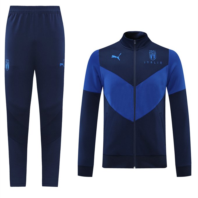 Kit treinamento seleção da Itália 2021 2022  Azul